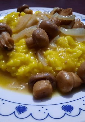 Una foto de Risotto de Hongos al Whisky