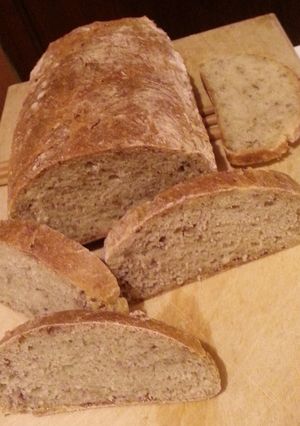 Hajdinapelyhes kenyér recept fotója