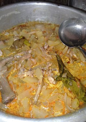 Foto resep Sayur lodeh pepaya campur tetelan ayam