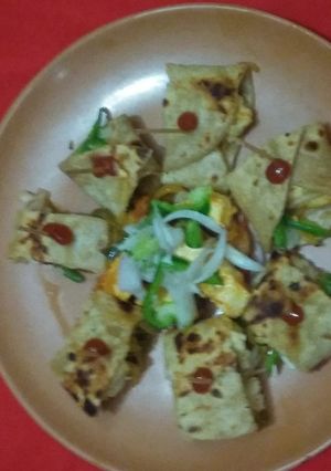 A picture of Paneer Frankie.
