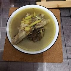 A picture of Chicken ginger stew.
