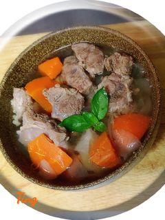 清燉牛腱（ 燜燒鍋版） 的食譜成品照片