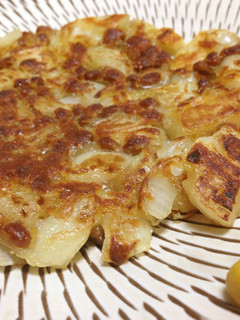 A picture of Pan-Fried Natto and Onion.