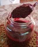 Chamoy de jamaica con arándanos 🍇🌺