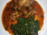 Beef Stew with spinach