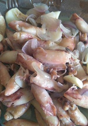 Foto resep onseng cumi asin gurih
