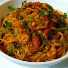 A picture of Masala Maggi.