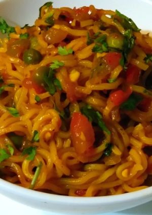 A picture of Masala Maggi.