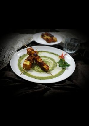 জাফরানী পনির টিক্কা (jafrani paneer tikka recipe in Bengali) রেসিপির প্রধান ছবি