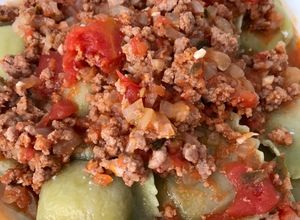 Una foto de Una salsa de tomate rapidita para unos ravioles ya hechos