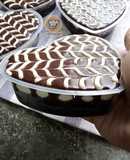 Kek Coklat Cheese Lava