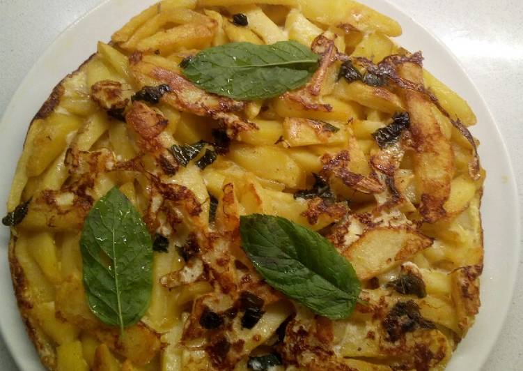 Frittata di patate e amenta