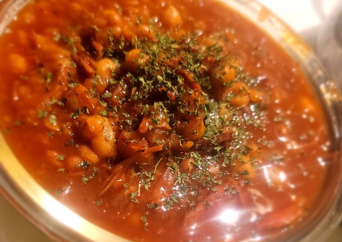 Ky Country Hambone BBQ Beans (stovetop bbq baked beans)