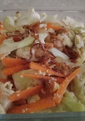 Foto resep Orak-arik Tahu Putih