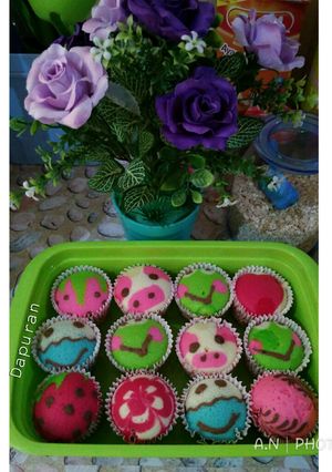 Foto resep Bolu Kukus Mingkem / karakter #part1