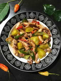Foto resep Cumi asin cabe ijo