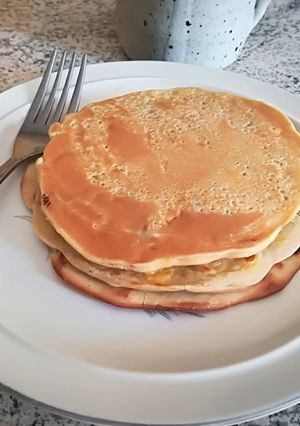 Una foto de Panquecas favoritas sin gluten ni huevo