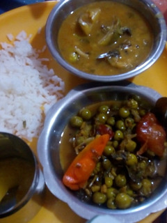சாதம்,கத்தரி சுண்டை சாம்பார், சுண்டை பச்சடி,நெய் செய்முறை முக்கிய புகைப்படம்