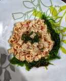 Ensalada de Pasta con Surimi y Wakame