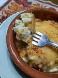 Coliflor en cazuela con salsa blanca
