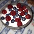 Mousse de frutos rojos