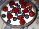Mousse de frutos rojos