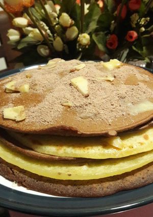 Foto resep Pancake Simple Praktis ♡ Vanila - Coklat 🍫