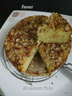 A picture of Egyptian Basbousa Cake Without Oven.