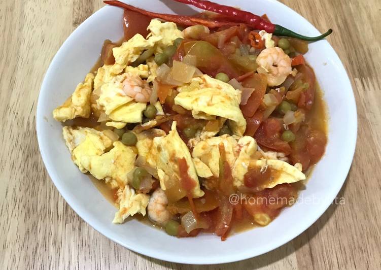 Resep Tumis telur tomat mudah bergizi #homemadebylita Jadi, Lezat Sekali