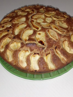 Una foto de Bizcochuelo 1234 de manzanas sin azúcar
