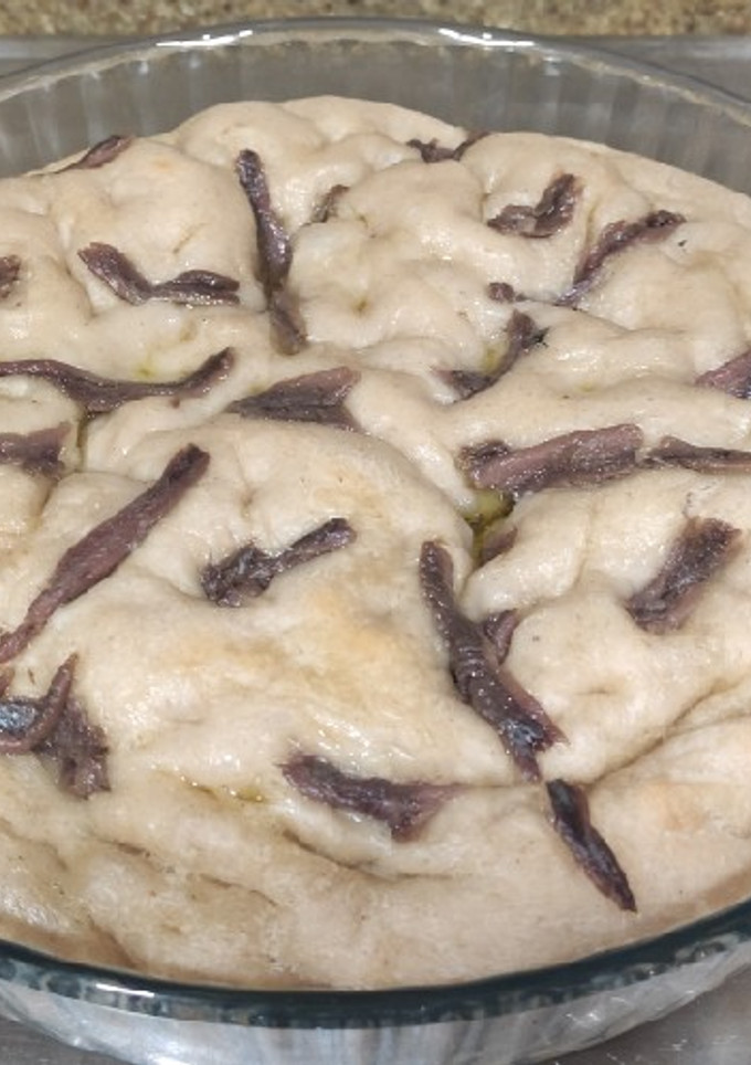 Una foto de Torta de anchoas