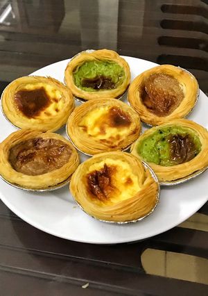 Hình của món Bánh tart trứng đơn giản.