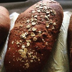 A picture of Whole wheat Molasses bread.