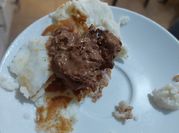Una foto de proteina chocolate