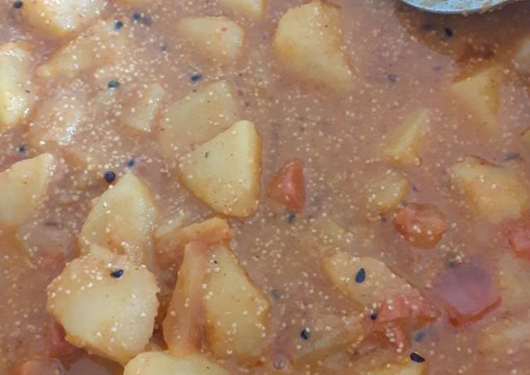 Easiest Way to Prepare Cooking Aloo posto
