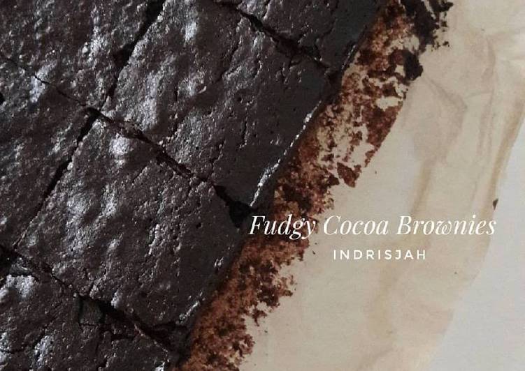 Fudgy Cocoa Brownies