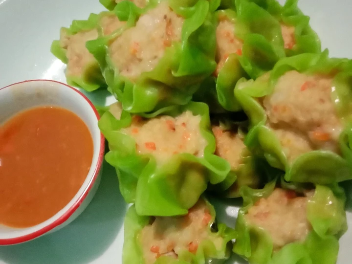 Cara Sederhana Membuat Resep  Dimsum ayam udang yang Lezat Sekali, Bisa Manjain Lidah