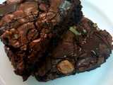 chocolate walnut brownies
