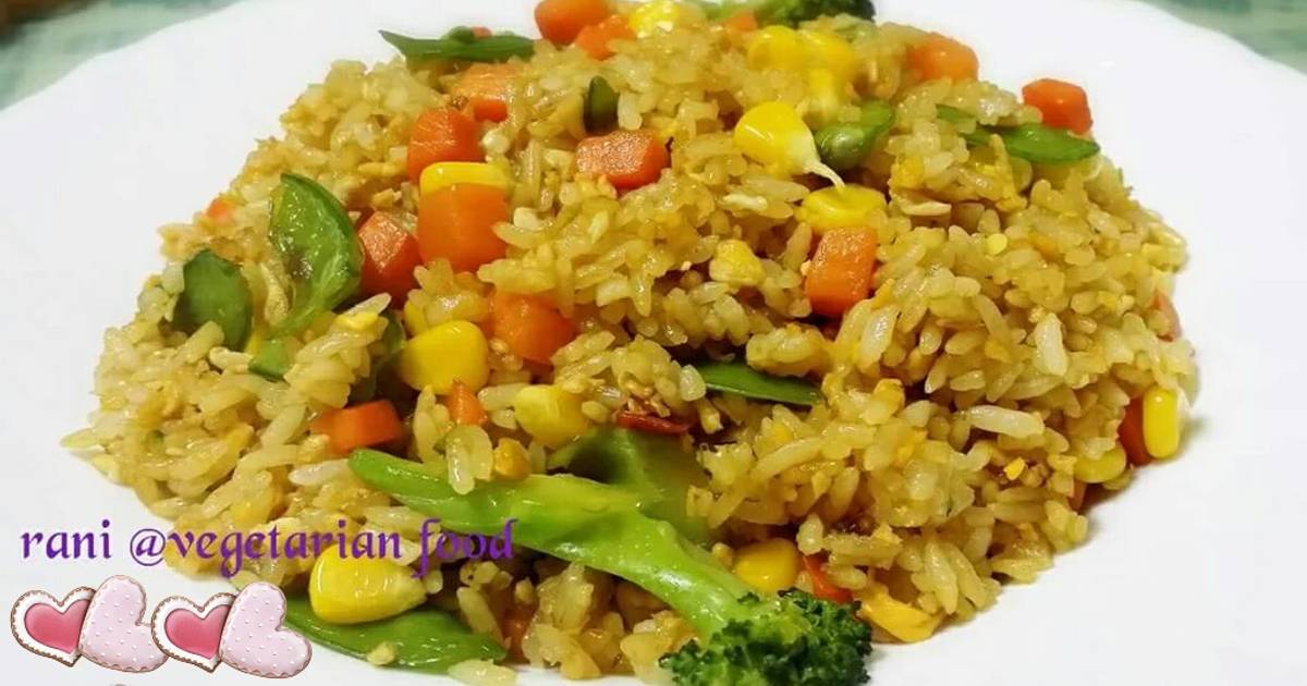 Resep Nasi Goreng Ala Vegetarian Oleh Rany Anya Cookpad