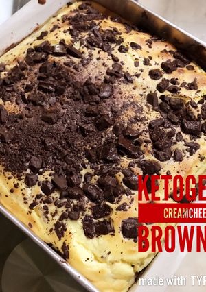 Foto resep Creamcheese Brownies keto (coklat batang)