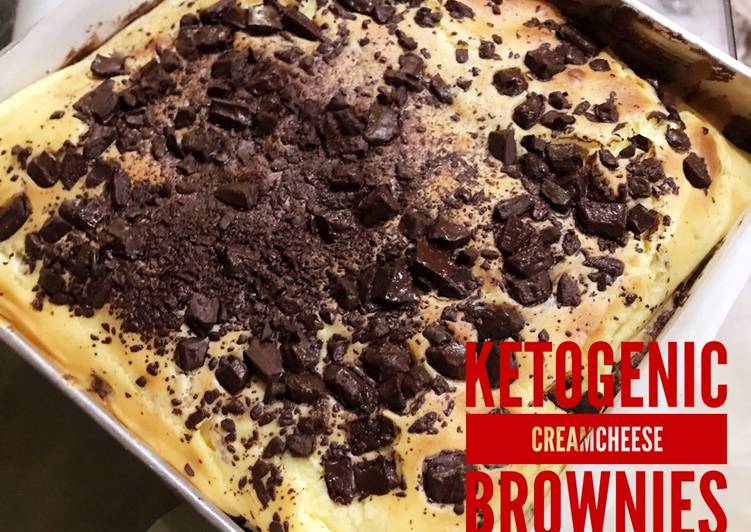 Resep Creamcheese Brownies keto (coklat batang) Anti Gagal