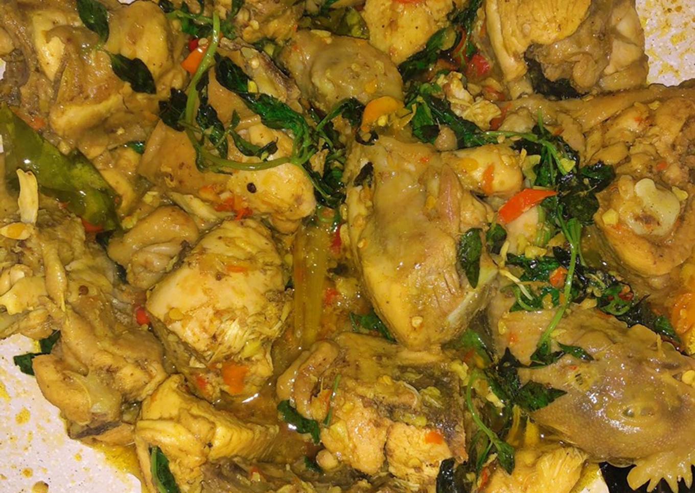 Ayam rica rica kemangi