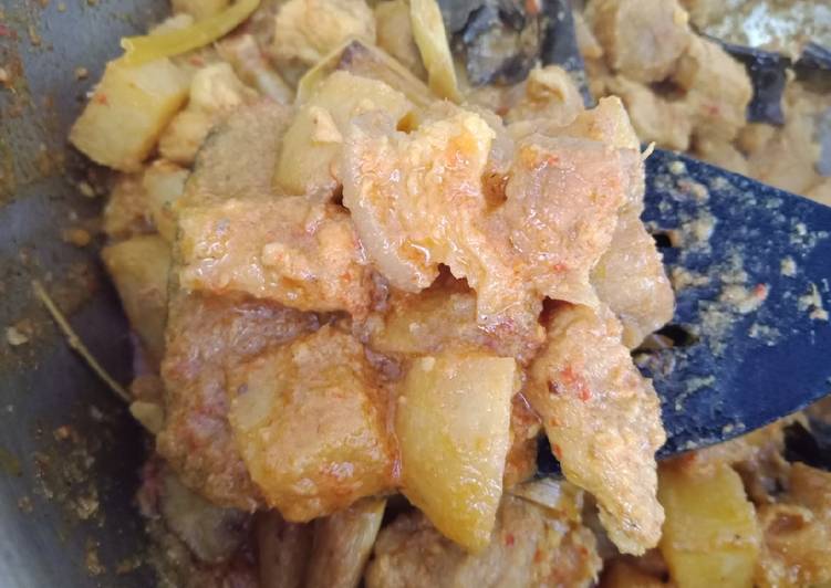 Resep Babi kentang rica yang Bikin Ngiler