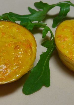 Une photo de Flan carottes courgettes