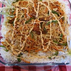A picture of Singaporean rice.