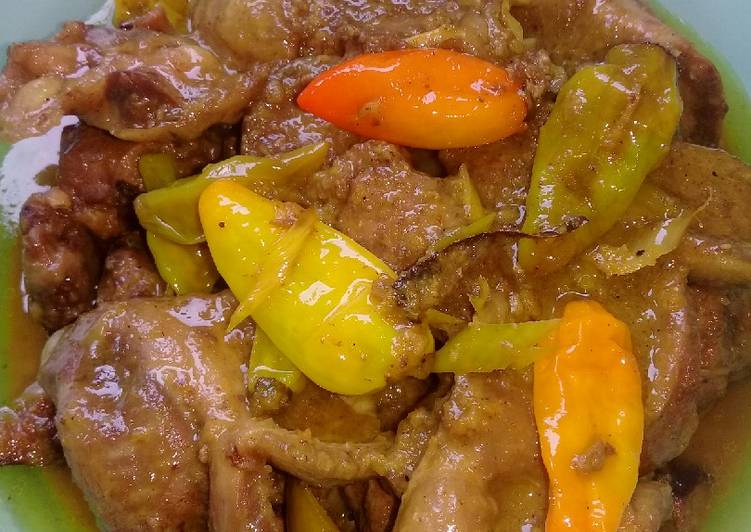 Proses mengolah Ati Ampela Bumbu Kuning pelipur rindu 😂😍 yang enak