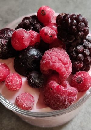 Une photo de ⭐ Verrine fruits rouges