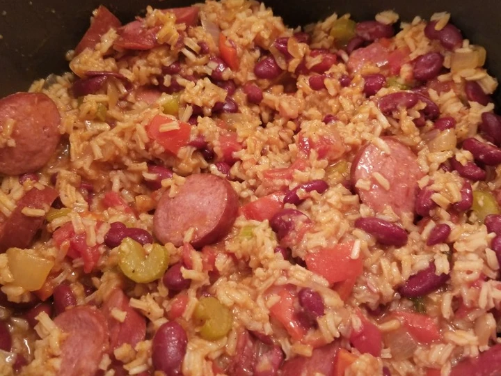 Recipe Super Easy Red Beans and Rice with Sausage the Delicious Perfect