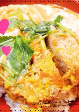 A picture of Katsudon with Soft, Fluffy Eggs and Easy Delicious Sauce.