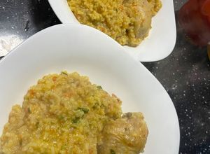 O poză a rețetei Pilaf cu cărniță.